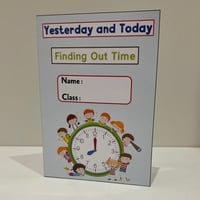 مطوية الساعه انجليزي صف ثالث الفصل الثاني