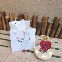 ورد دايم بعبارة مع فازة مضيئة