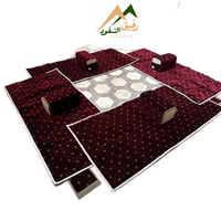 طقم مدات تركية حشوه اسفنج مطرز نقشه2