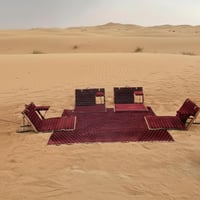 طقم جلسة 4اشخاص ابو نقطة مع شنطة