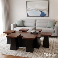 طاولات قهوة عصرية مربع 6+1