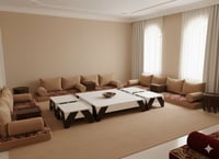 طقم طاولات ارضي عصري