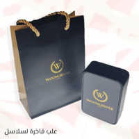 قلادة الدب من الفضة و أحجار الCZ المطلية بالروديوم