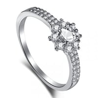 خاتم سقراط من احجار الـ CZ والفضة