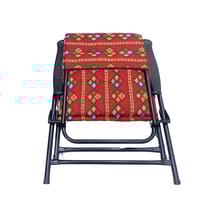 كرسي رحلات مسفط نقش نجدي احمر