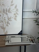 صينية تقديم فضي