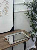 صينية تقديم فضي