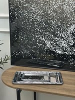 صينية تقديم فضي