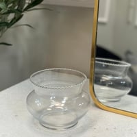 طقم قطعتين فازة زجاج