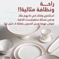 غساله صحون والمواعين من سلفر كرست