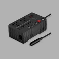 محول كهربائى للسيارة 12 الى 220 فولت 300 واط -