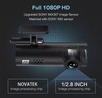 داش كام للسيارة مع تطبيق تدعم التسجيل الصوتي