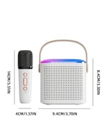 سماعة كاريوكي لاسلكية محمولة ثلاثية الأبعاد ملونة...