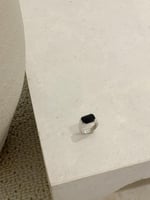 خاتم فضة عيار 925 اسود