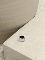 خاتم فضة عيار 925 كحلي