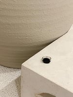 خاتم فضة عيار 925 اسود