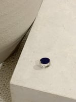 خاتم فضة عيار 925 كحلي