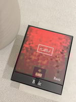 شماغ البسام بيسك احمر غامق