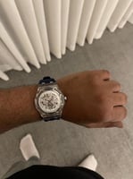 ساعة رجالية بسير ربل