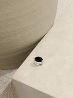 خاتم فضة عيار 925 اسود