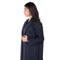 عباية سوداء ببطانة داخلية F