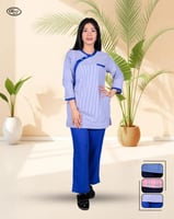 يونيفورم عاملة منزلية بنمط كاروهات