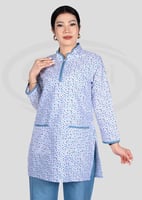 طقم عاملات مشجر كم طويل