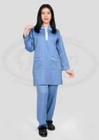 زي عاملات طقم شتوي بسحاب وجيوب أماميه