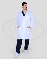 بالطو طبي مريح للجنسين أبيض Cherokee