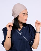 طاقيه رأس سادة بربطه من الخلف