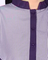 طقم زي عاملة قطعتين مقلم