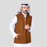 سديري رجالي دبل فيس جملي و رمادي غامق KN0005