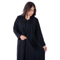 عباية بفصوص أسود M