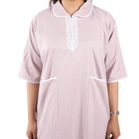 قميص عاملة منزلية كاروهات صغيرة