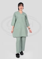 زي عاملات منزلية خريفي ساده بخامة عالية الجودة