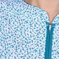 طقم زي عاملة منزلية قطعتين بطبعة زهور M