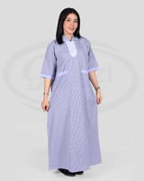 قميص عامله منزلية باكمام متوسطه كاروهات