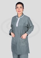 زي عاملات شتوي ساده بتطريز دانتيل