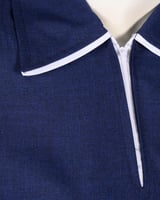 طقم زي عامله للمنزل اكمام طويله كحلي