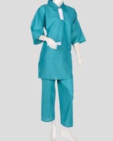 طقم بدلة عاملة منزلية كويتي مقاسات كبيرة جامبو