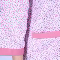 طقم زي عاملة منزلية قطعتين بطبعة زهور M