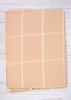 وشاح ناعم شتوي بنقشة خطوط كلاسيكية