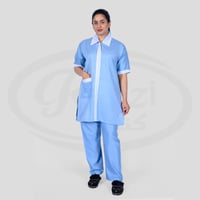 زي عامله منزلية بسحاب أنيق