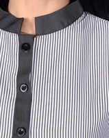 طقم زي عاملة قطعتين مقلم