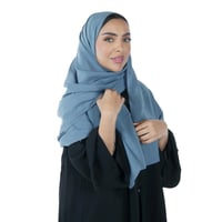 طرحة ملونة سادة تركواز