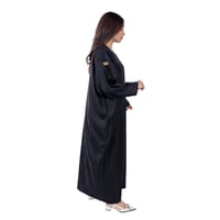 عباية سوداء منقشة أنيقة F