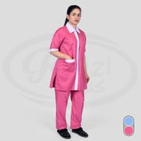 زي عامله منزلية بسحاب أنيق