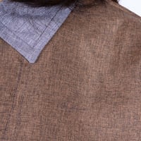 طقم عاملة منزلية بسحاب بني WE