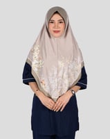 حجاب عاملات منزلية بطابع زهور