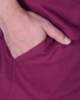 سكراب طبي عنابي غامق للجنسين ANNO 1